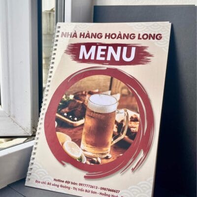In menu