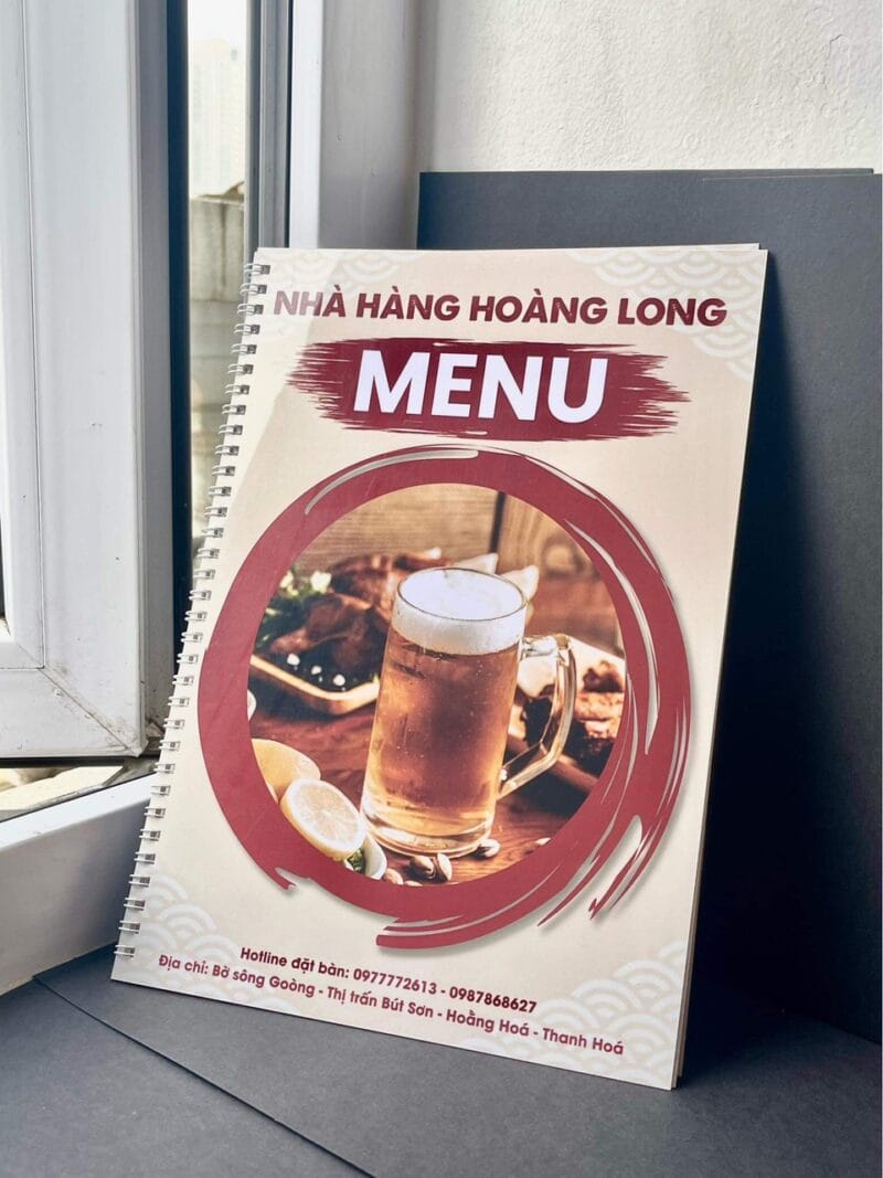 In menu