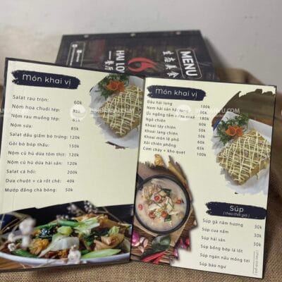 In menu